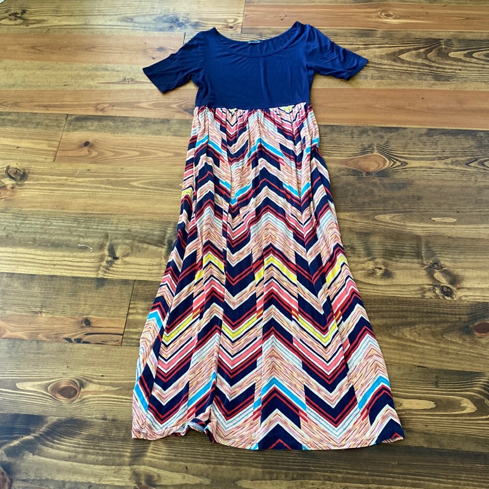 Dress navy top designed bottom LOOKS NEW!!!